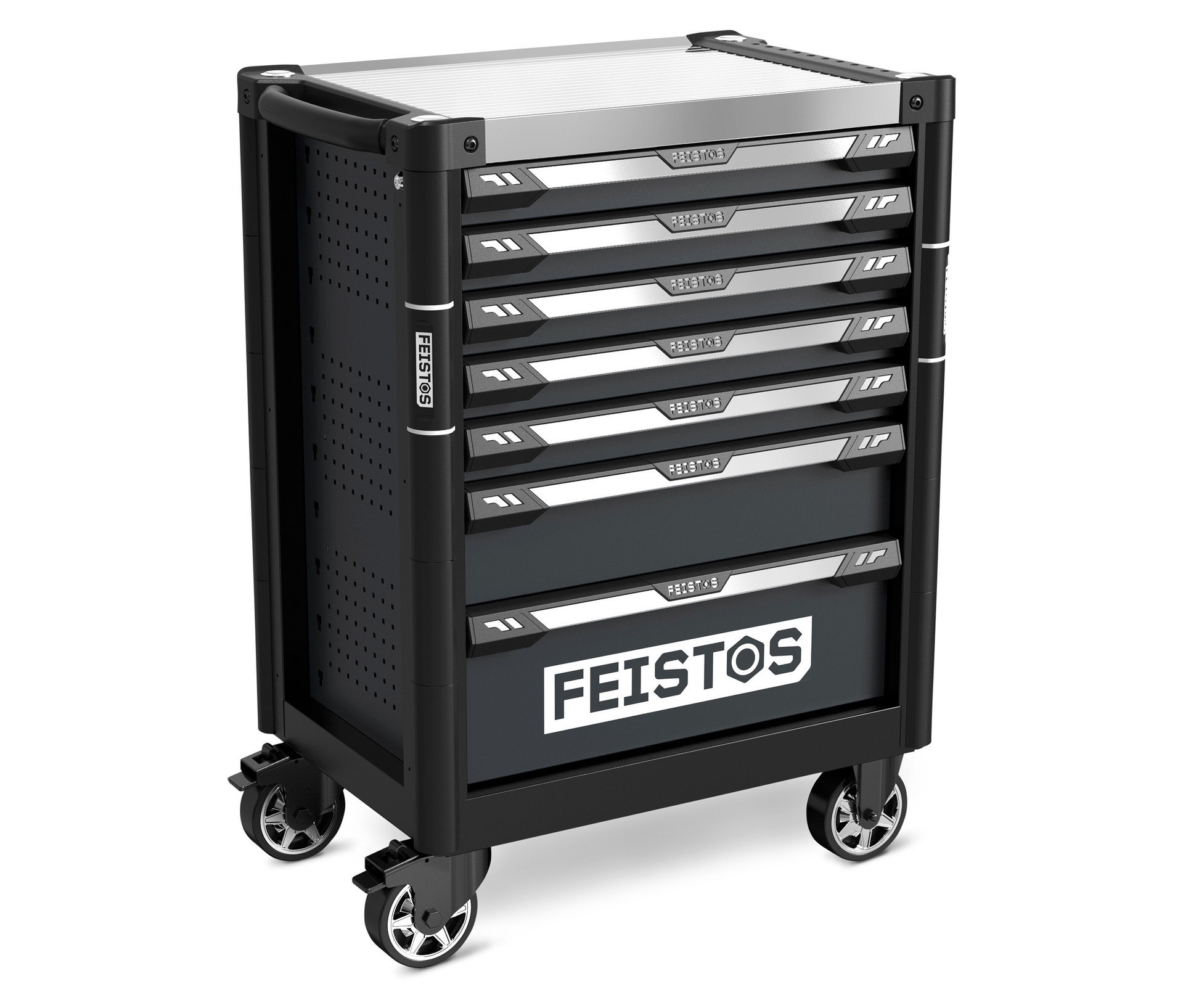 Feistos Werkstattwagen - schwarz - schwarz