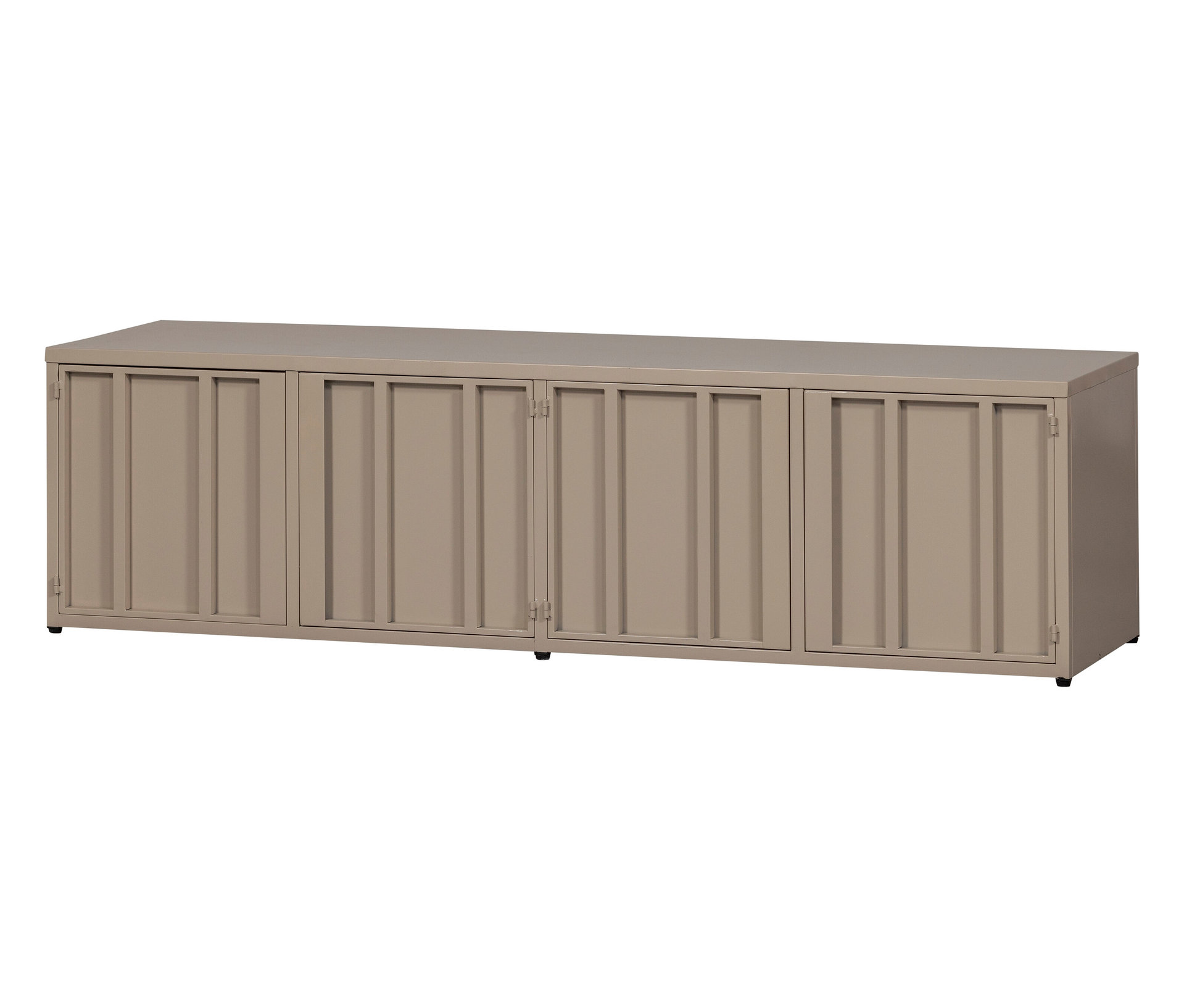Tchibo - Woood Metall-TV-Schrank »Level« - 160x44x44cm - braun -