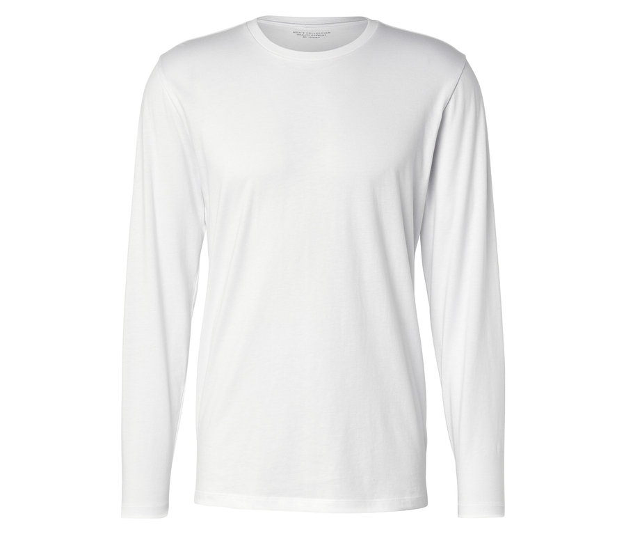 Weißes Langarmshirt