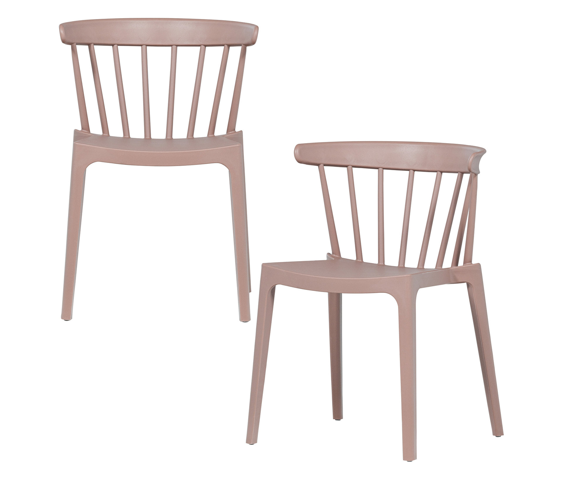 Tchibo - Woood 2 Gartenstühle - 52x53x75cm - rosé -