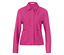 Eine pinke Jacke mit Knöpfen und Taschen.