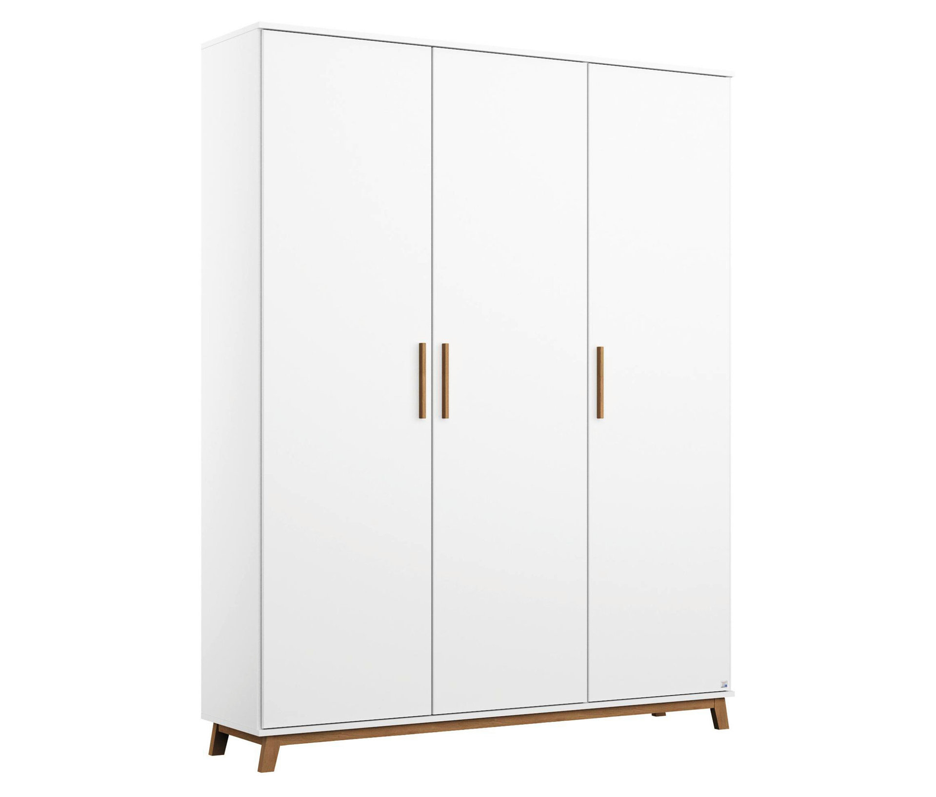 rauch Kleiderschrank »Carlsson« mit Drehtüren - 136x53x203cm - braun -