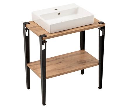 WS Waschtisch »Tonder«, Dekor Eiche Landhaus