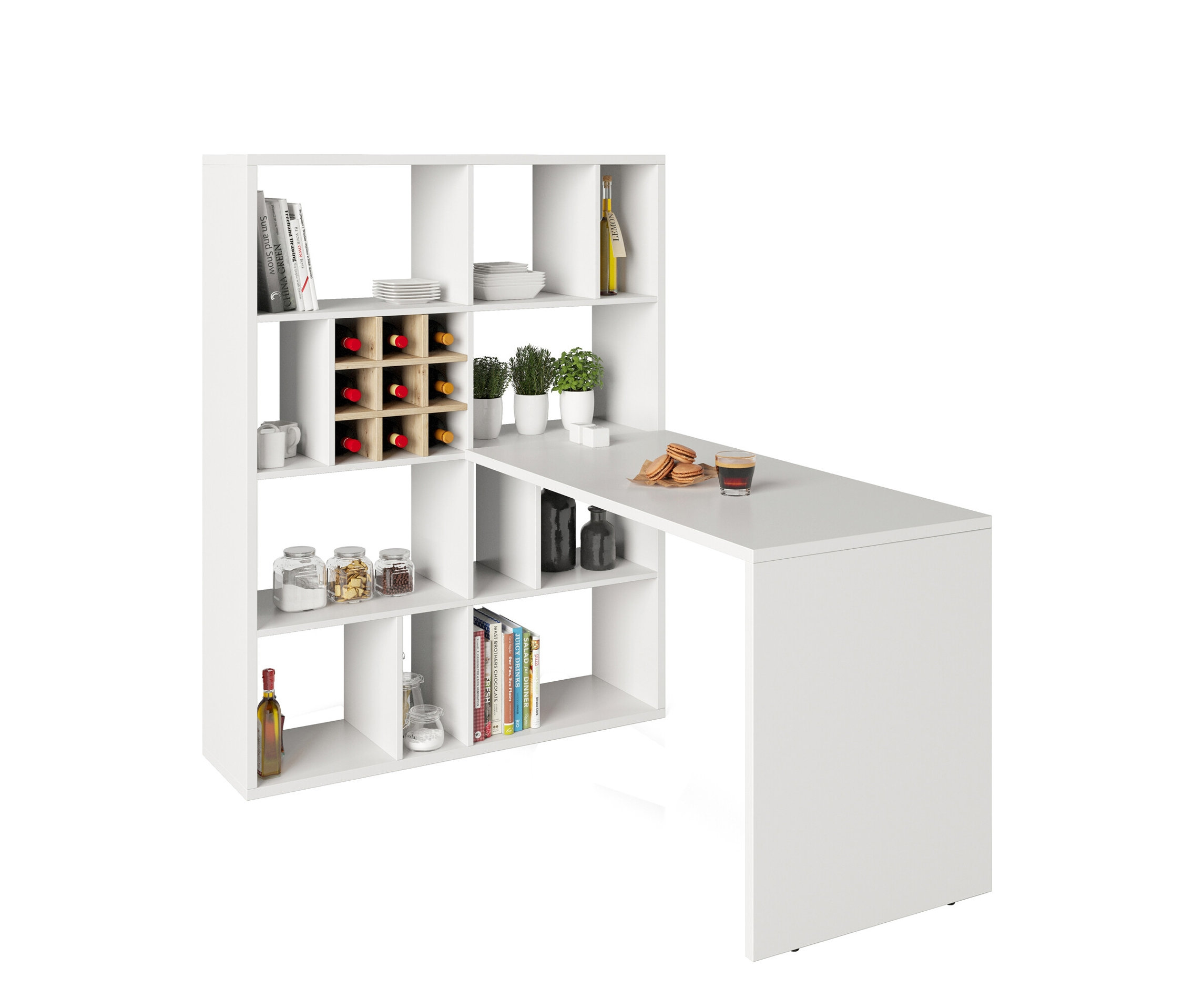 Roba Set - 120x57,9x75cm - weiß -