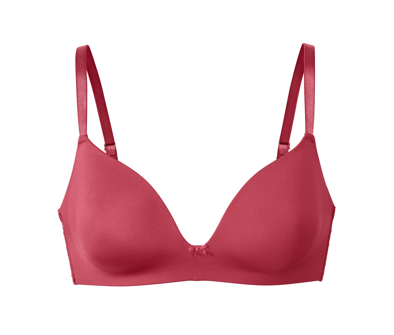 Rosafarbener Softschalen-BH.