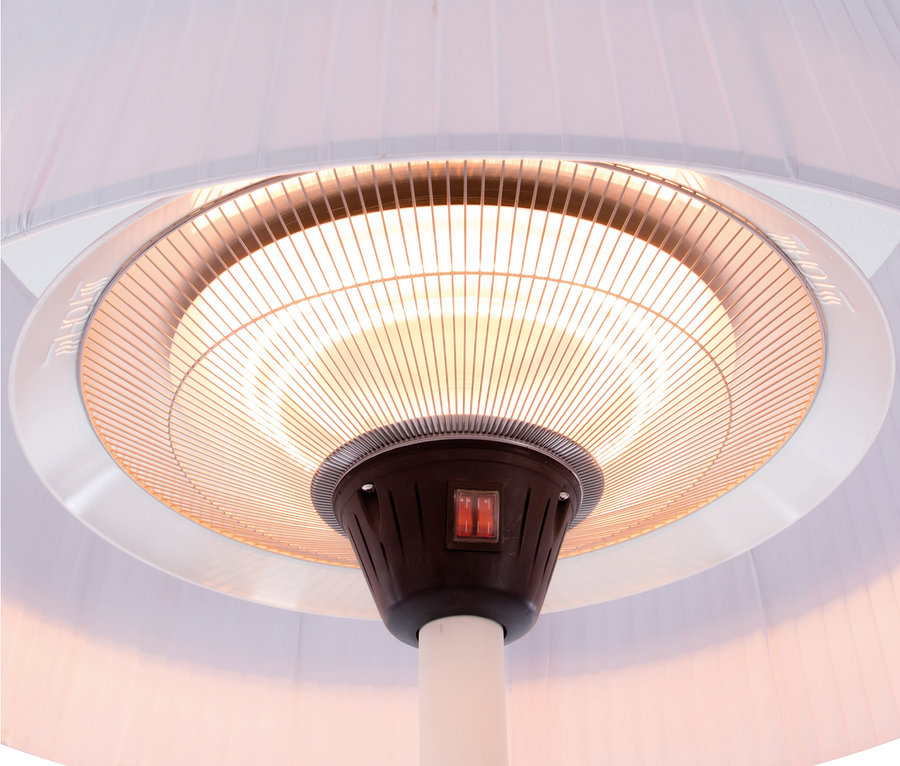 Detailaufnahme der Heizung Sunred-Stand-Heizstrahler »Halogen Artix Basic«.