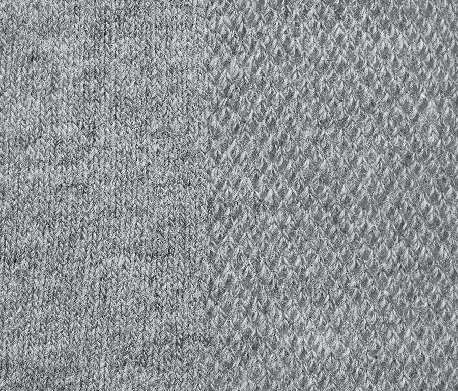 Detailaufnahme der Textur von 2 Paar Unisex-Funktions-Sneakersocken.