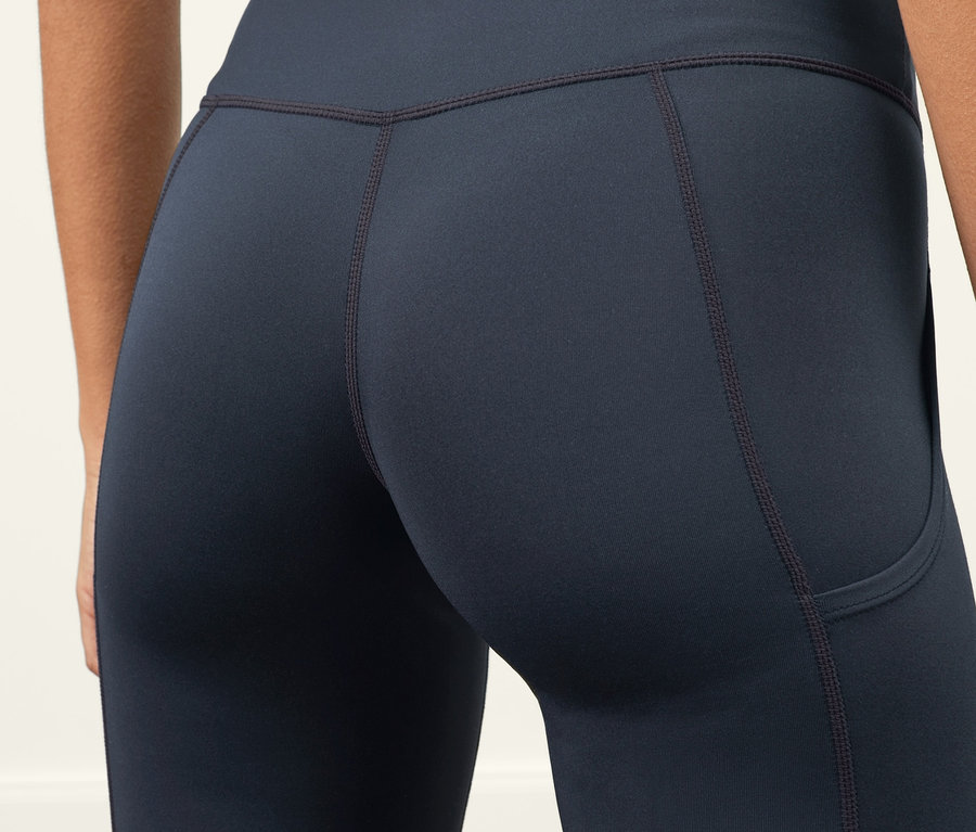Detailansicht der Rückseite der Sporttight »Pockets«.