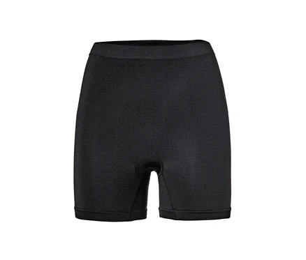Schwarze Radunterhose.