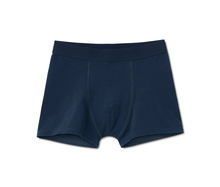 Ein marineblauer Slipboxer aus Bio-Baumwolle, 1 Stück von 5