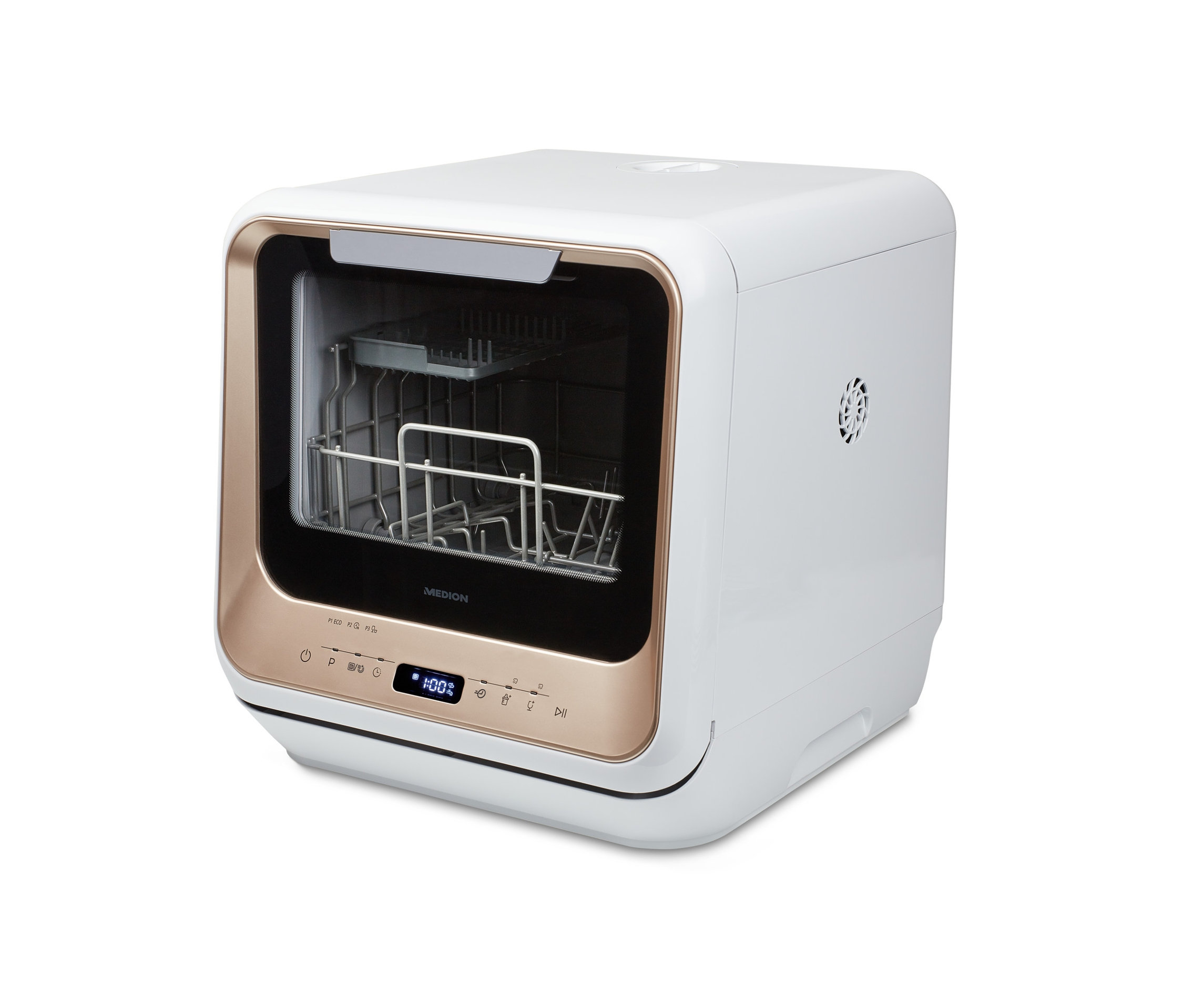 MEDION Mini-Geschirrspüler »MD37217«, Energieeffizienzklasse G (von A bis G).