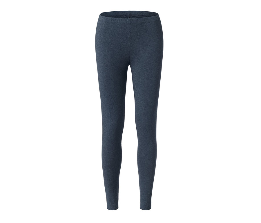 Marineblaue Leggings-Pyjama.