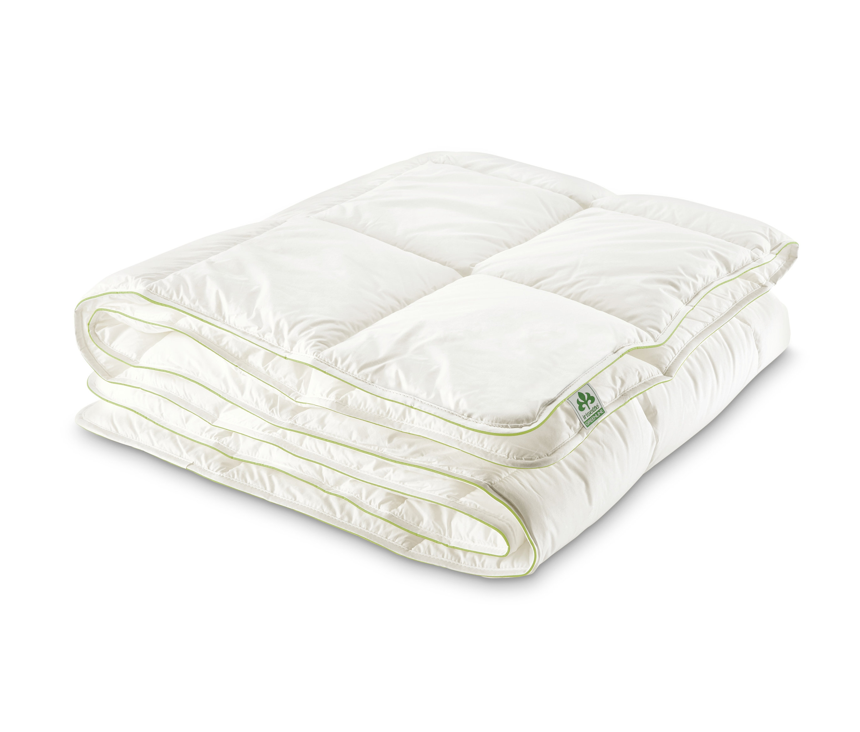 ® greenline Steppbett mit Faserfüllung - weiß - weiß
