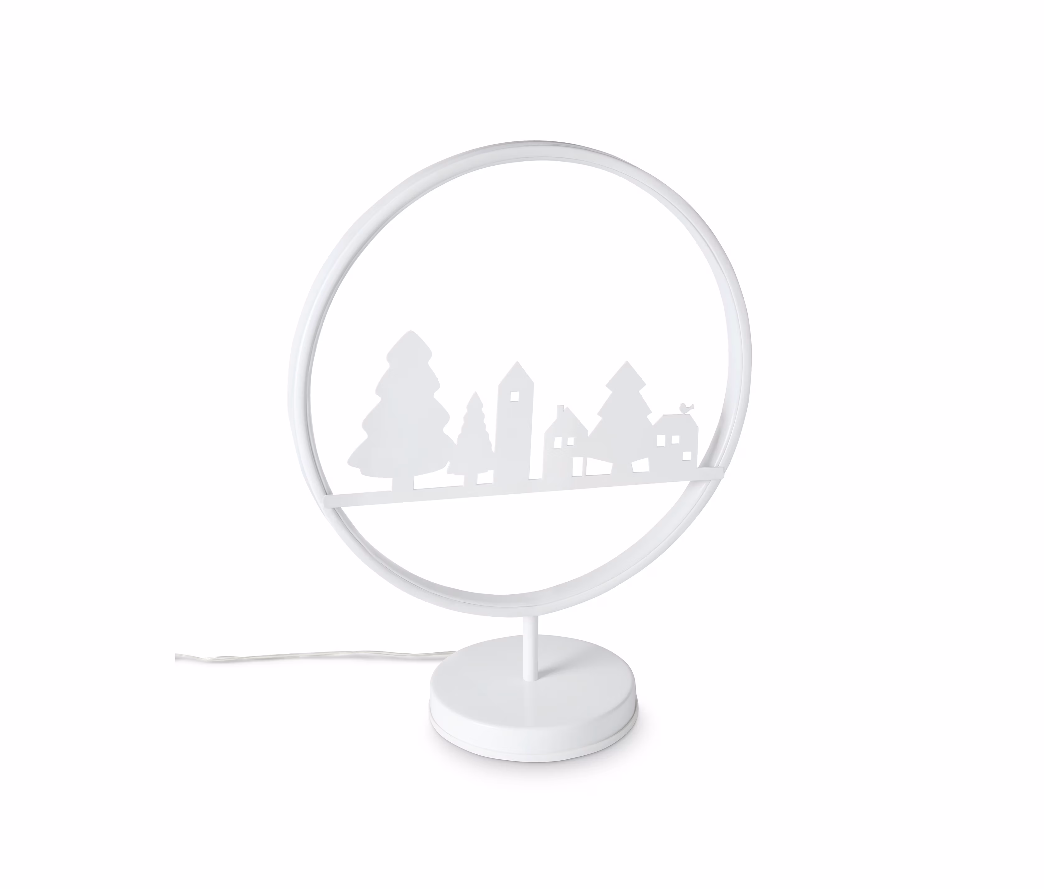 Tchibo - LED-Metallring »Winterlandschaft« - weiß. Tchibo - LED-Metallring »Winterlandschaft« - weiß <![CDATA[LED-Metallring »Winterlandschaft« Farbe: LED-Objekt und Adapter weiß Kabel transparent Material: Metall und Kunstst Transparent günstig Kaufen-Tchibo - LED-Metallring »Winterlandschaft« - weiß. Tchibo - LED-Metallring »Winterlandschaft« - weiß <![CDATA[LED-Metallring »Winterlandschaft« Farbe: LED-Objekt und Adapter weiß Kabel transparent Material: Metall und Kunstst