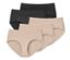 Beige und schwarz