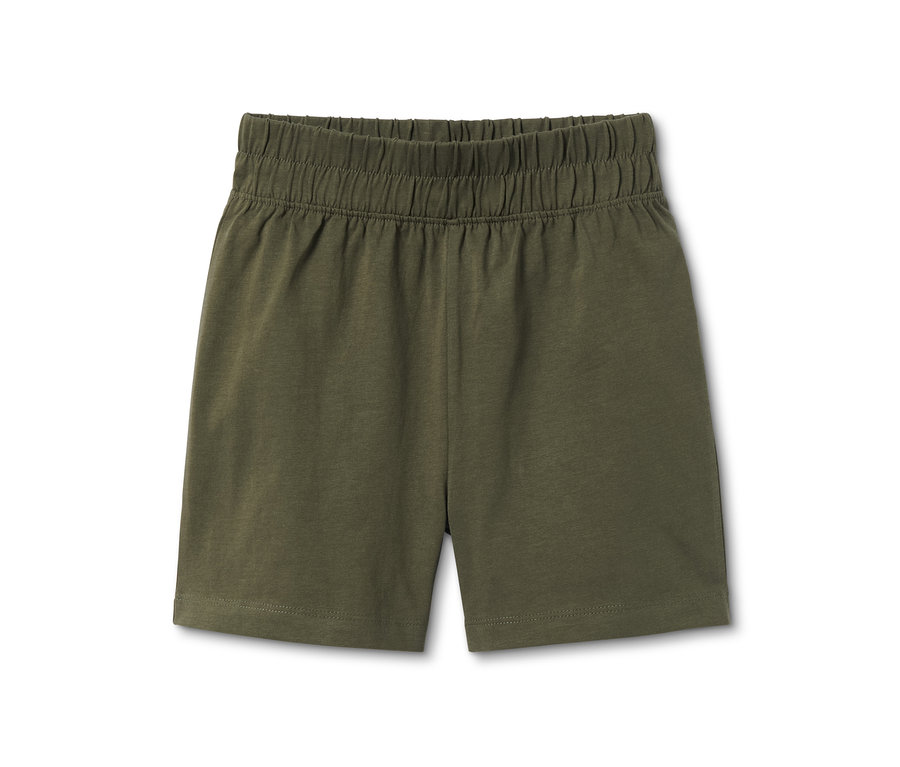 Grüne Pyjamahose aus Bio-Baumwolle.