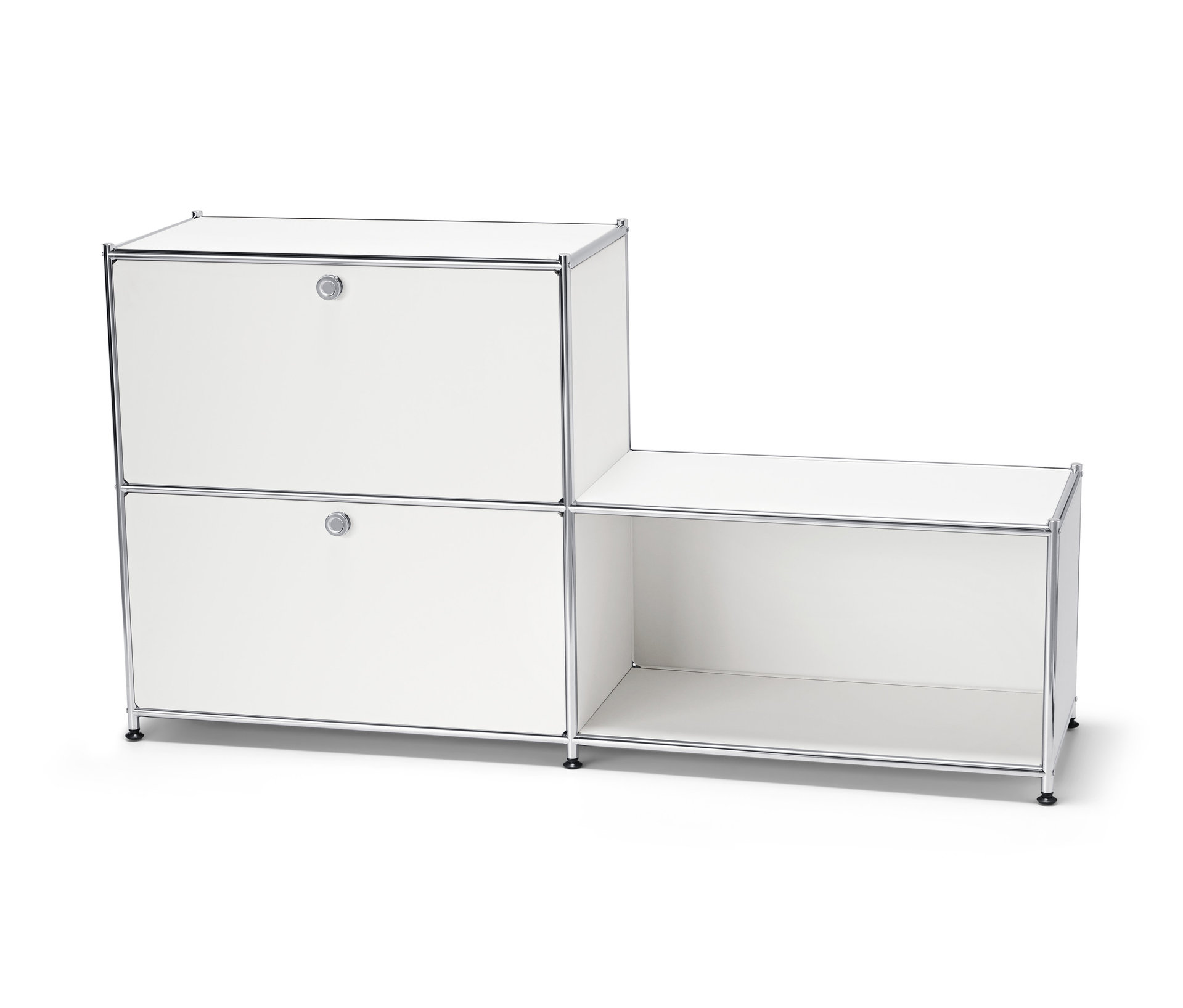 Tchibo - Metallregal »Cn3« mit 3 Fächern - 152x40x82,5cm - chrom