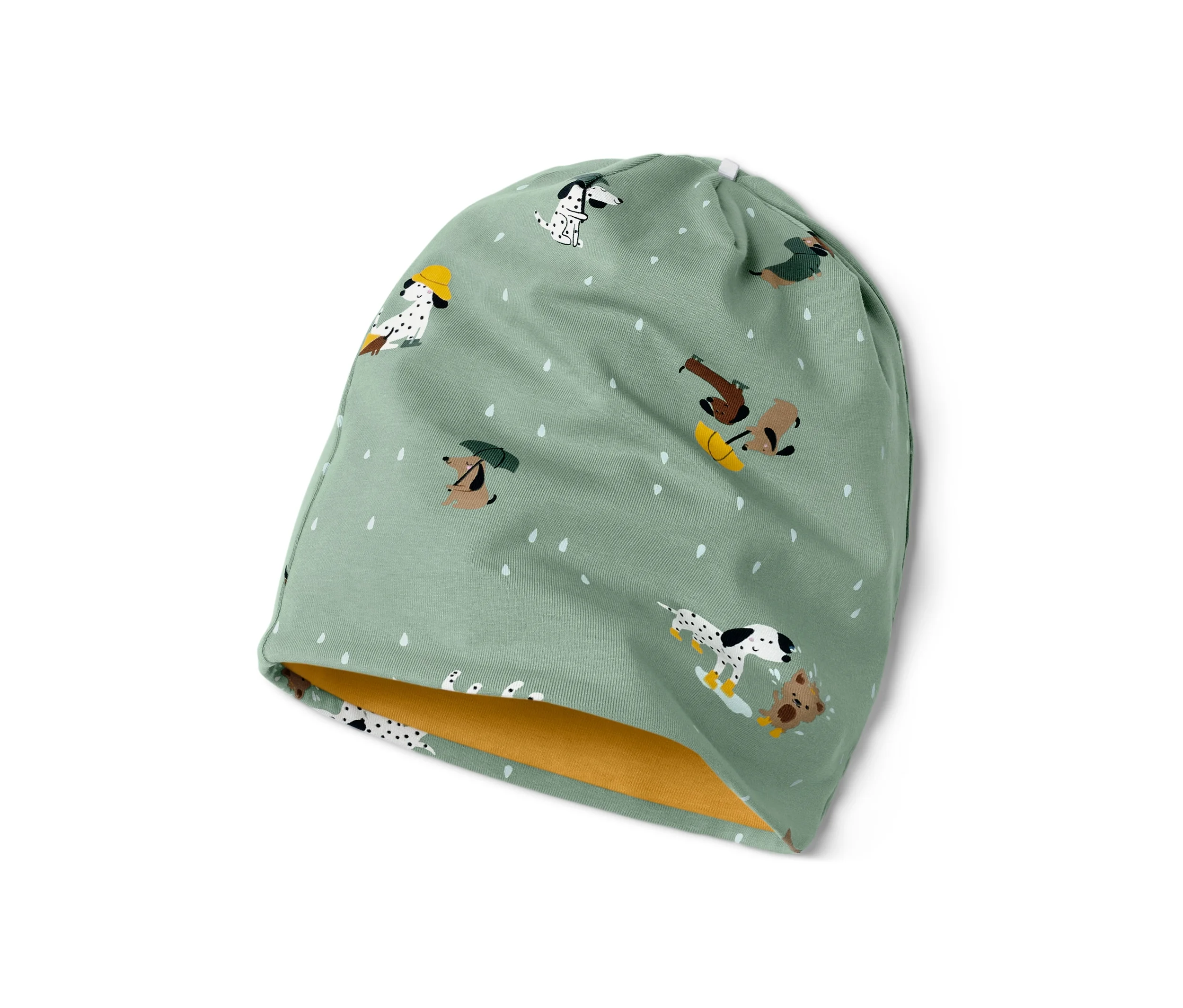 Hund mit günstig Kaufen-Tchibo - Kinder-Wendemütze - Herren - Gr. 53-56 - gelb/print. Tchibo - Kinder-Wendemütze - Herren - Gr. 53-56 - gelb/print <![CDATA[Kinder-Wendemütze, grün-gelb Farbe: 1 Seite salbeigrün mit Hunde-Print, 1 Seite currygelb Material: 95% Baumwolle