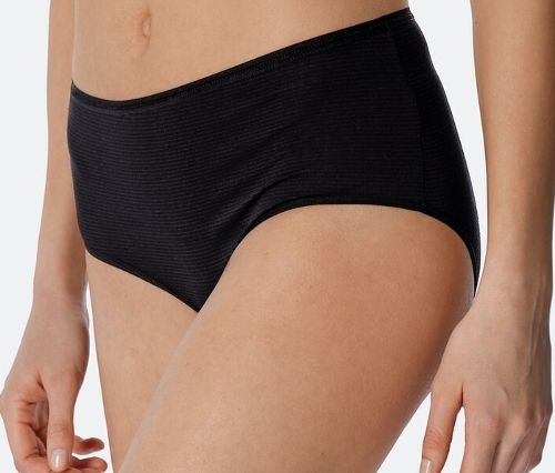 Thumbnail - 2 Schiesser Midislips mit Modal - Damen - Gr. 36 - schwarz