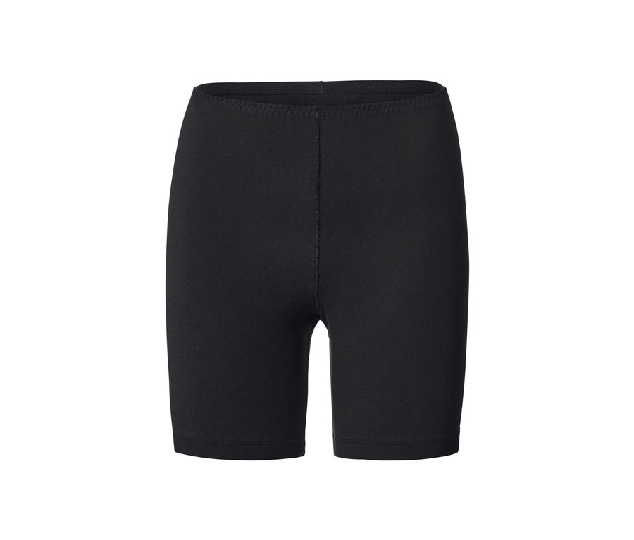 Schwarze 2 Radler-Shorts.