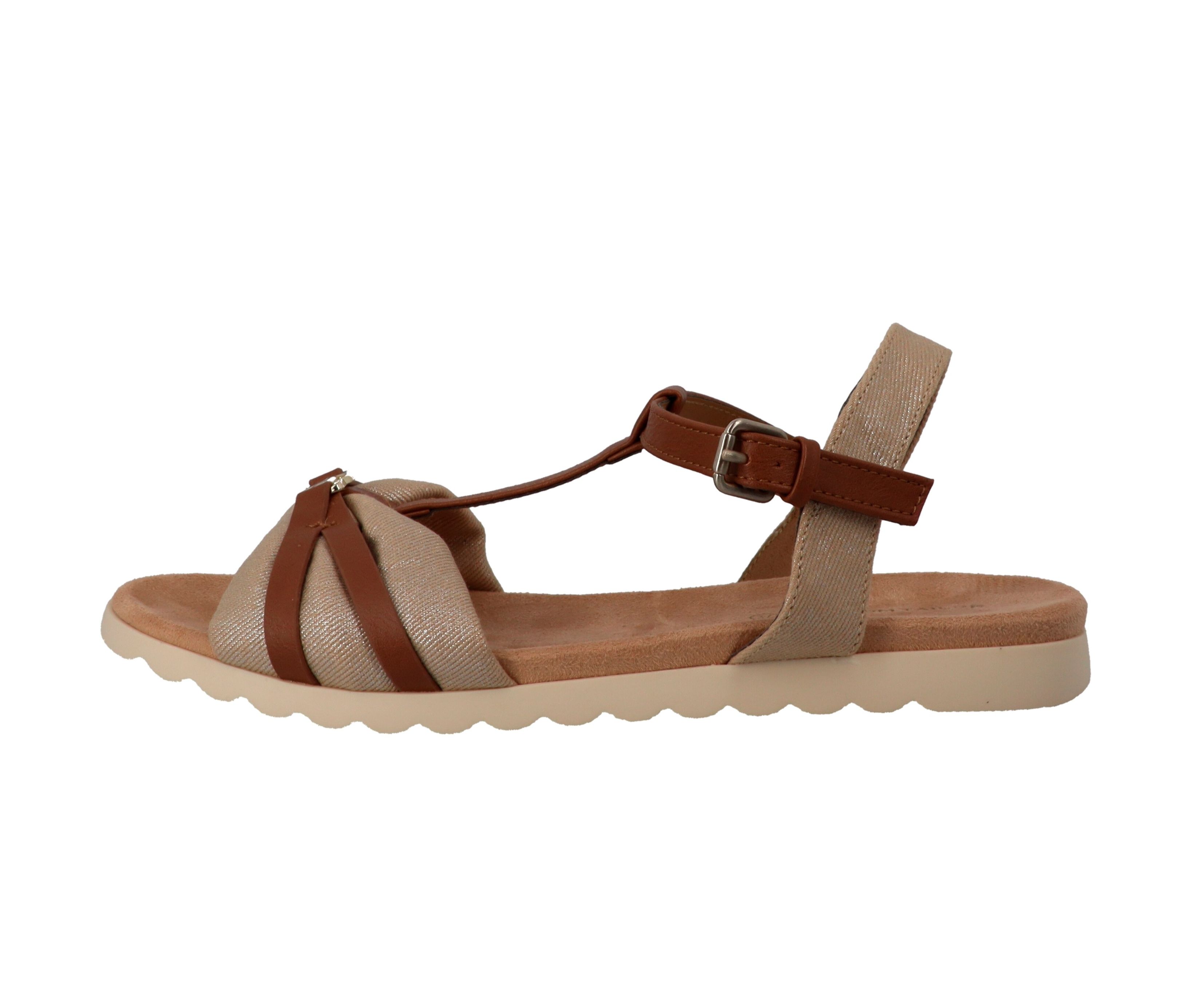 Tom Tailor Sandale - Damen - Gr. 38 - gold