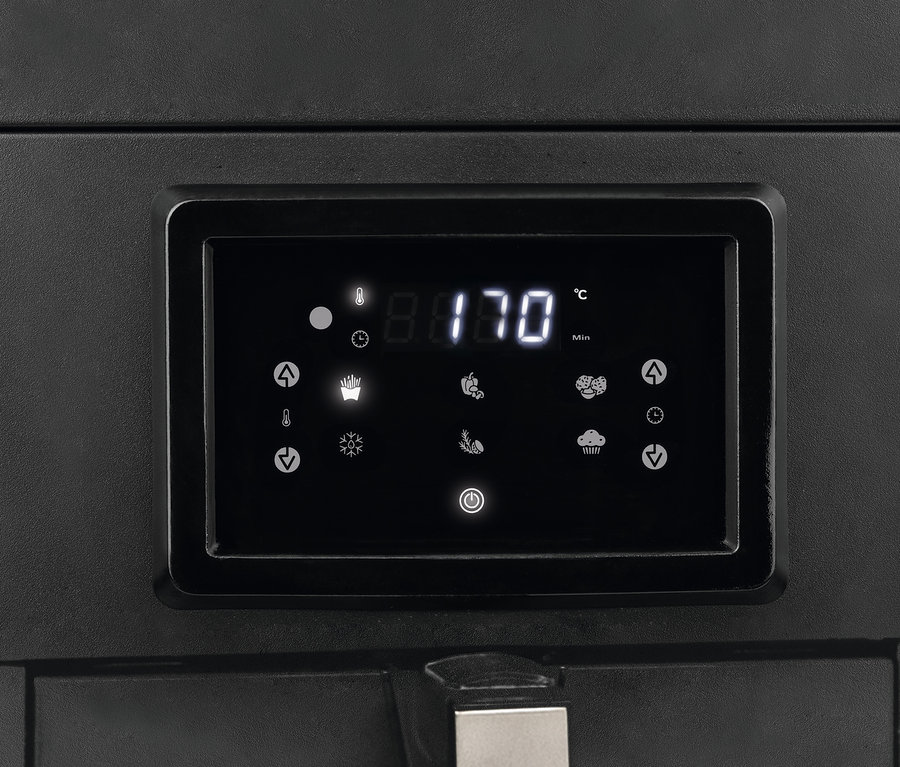 Detailansicht des Displays vom Landmann Gasgrill »Fryton 4.1 cook«.