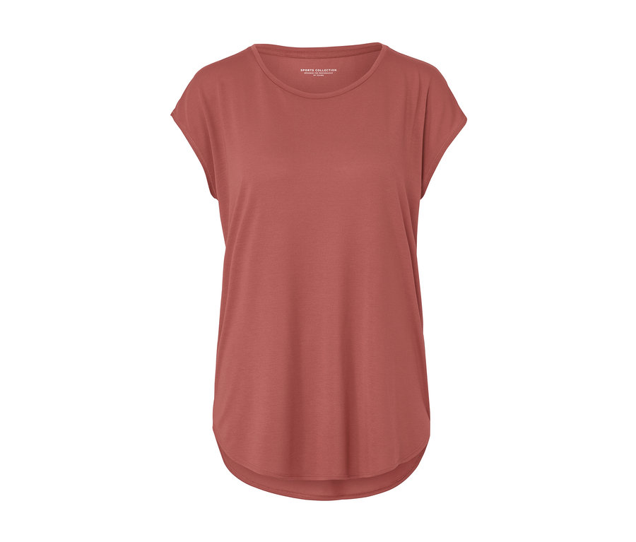 Sportshirt in Terrakotta.