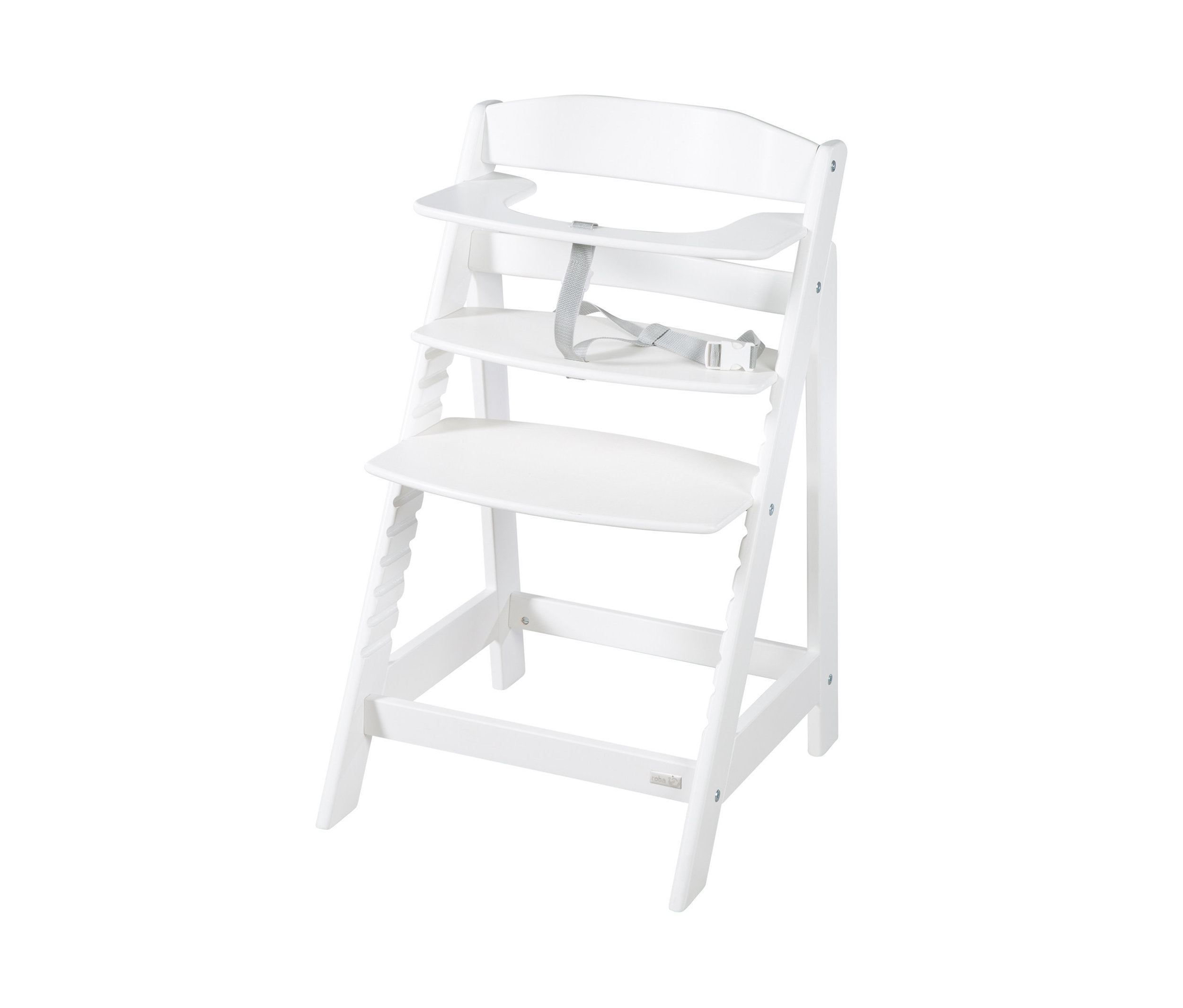 roba Treppenhochstuhl »Sit Up Flex« - 44,5x54x80cm - weiß - Holz