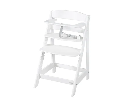 Weißer roba Treppenhochstuhl »Sit Up Flex«.