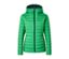 Grüne, wasserdichte Wende-Steppjacke.