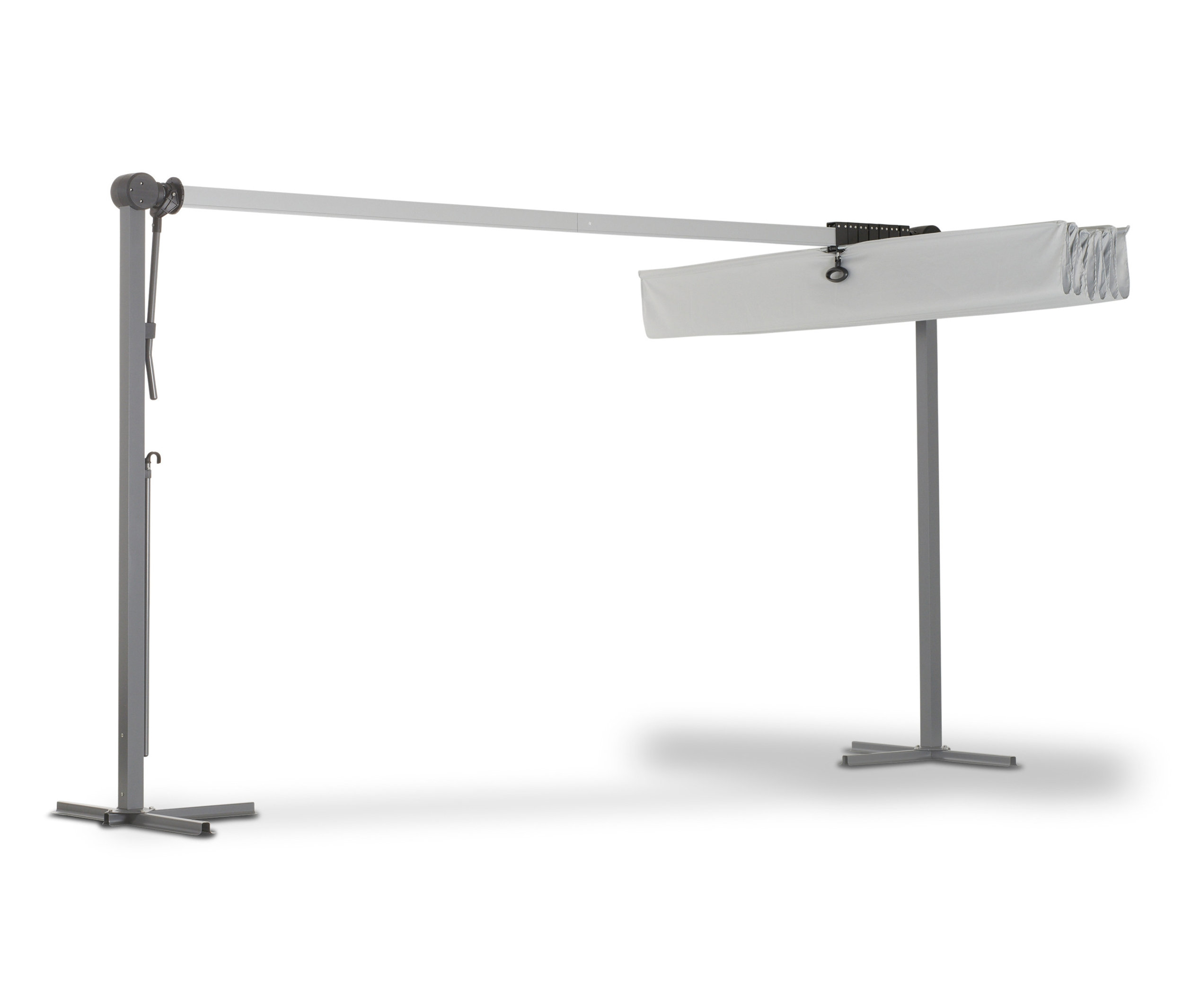 Thumbnail - Leco Sonnendach - 400x250x220cm - silber - Polyester / Aluminium / Stahl