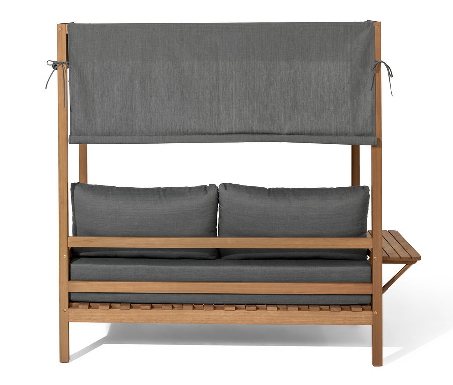 Lounge-Strandkorb »Tinus« mit ausziehbarem Fußteil.