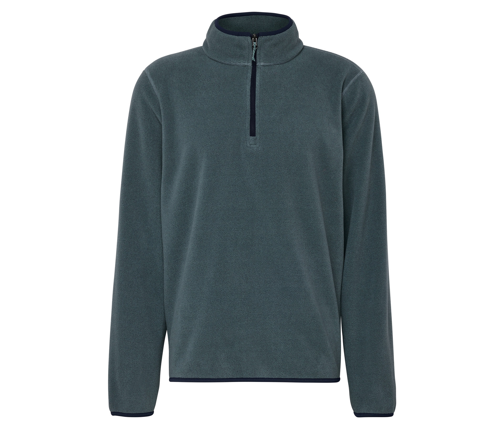Fleece-Troyer - Herren - Gr. L - blau/gestreift - blau