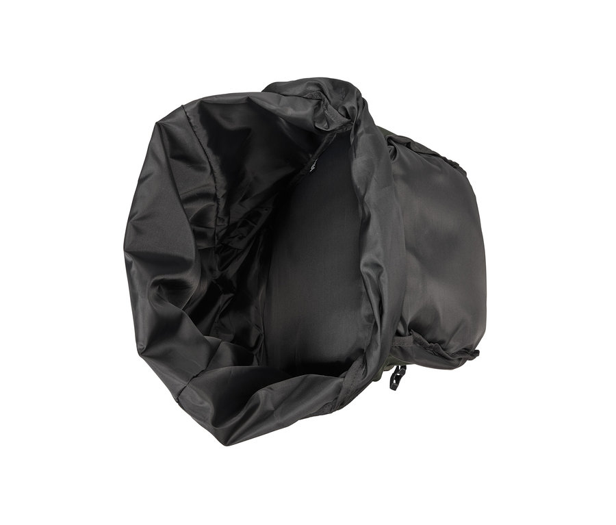 Offener Wander-Rucksack, 40 l, in Schwarz.