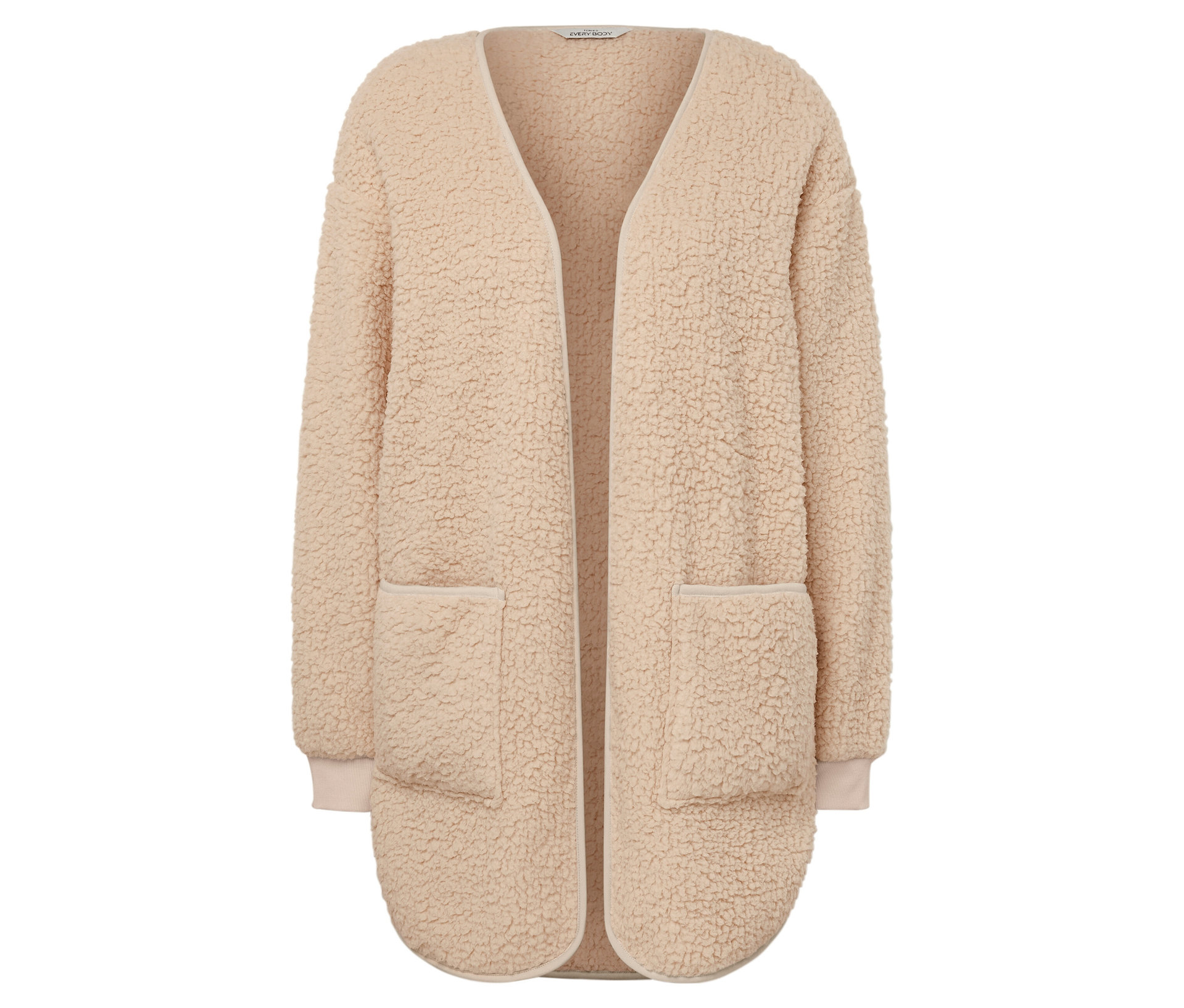 Teddyjacke - Damen - Gr. XL - creme - creme
