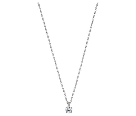 925 Silber Kette »Solitär«