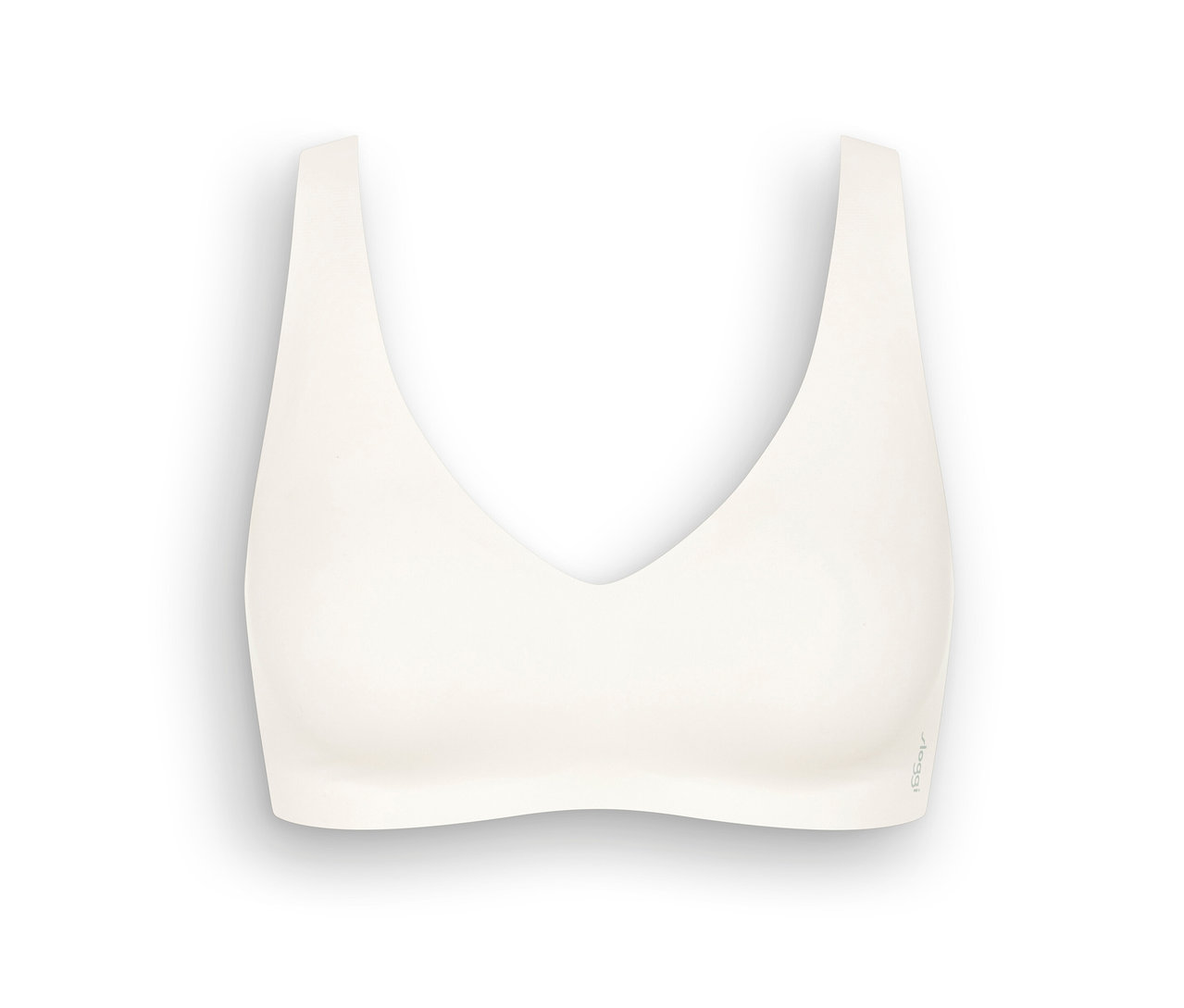 Ein sloggi ZERO Feel 2.0 Soft Bra, silk white.