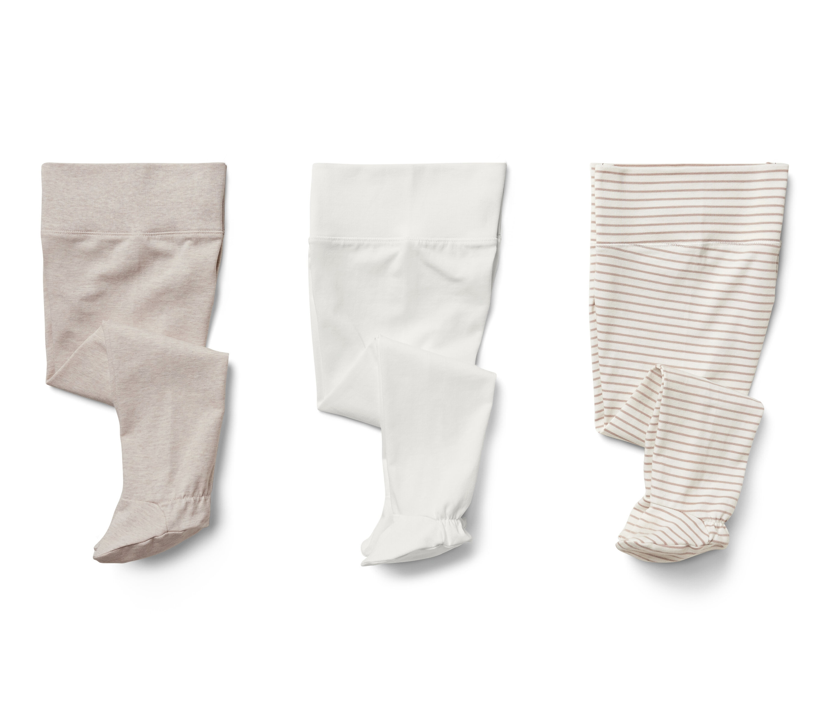 Tchibo - 3 Baby-Strampelhosen - Baby - Gr. 50/56 - hellbraun