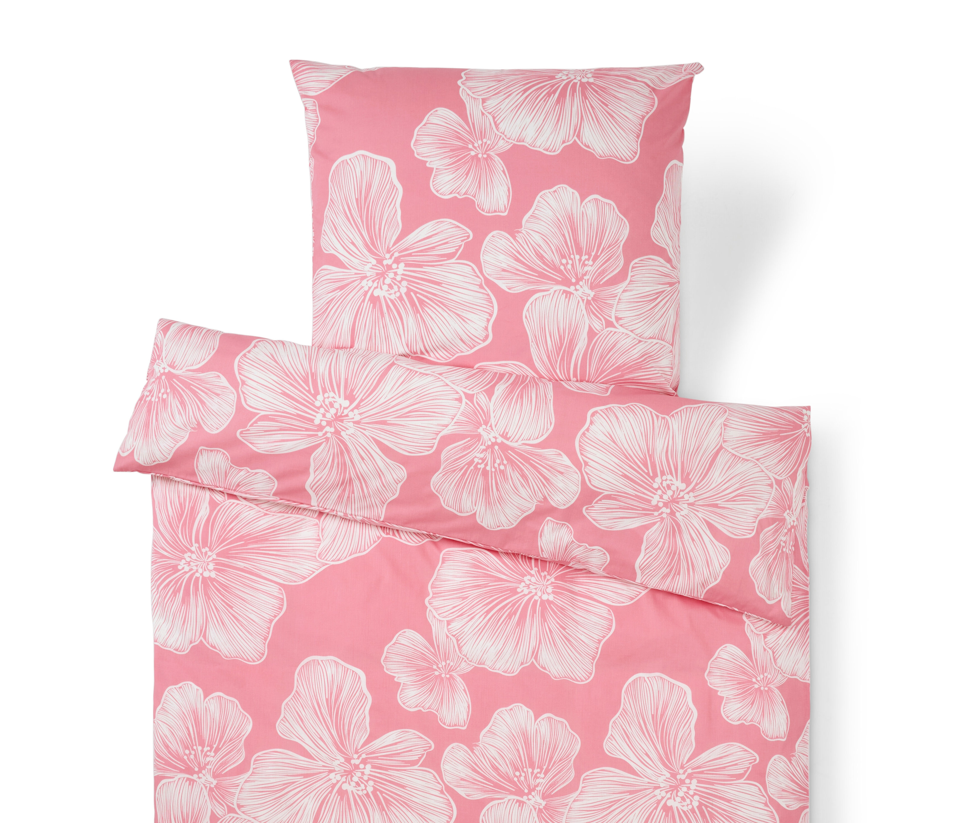 Tchibo - Polycotton-Bettwäsche - rosa
