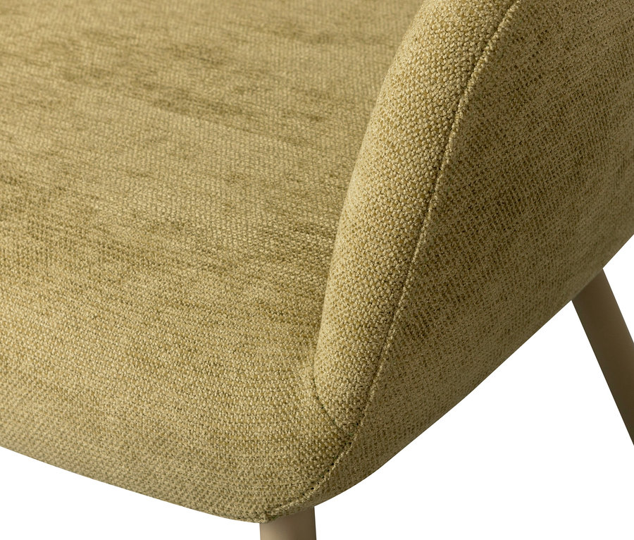 Detailansicht eines Woood »Jenny« Stuhls im 2er-Set, Farbe Salbei.