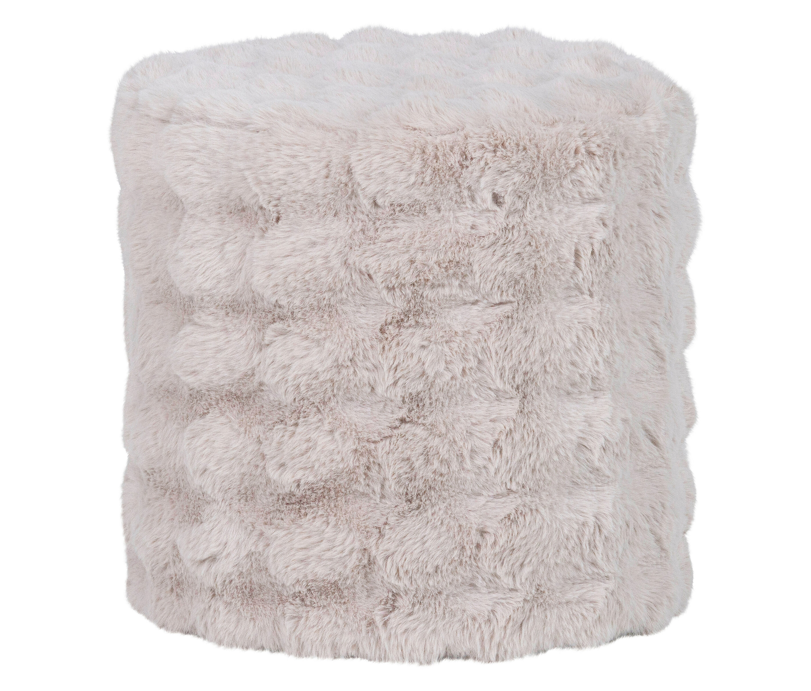 Tchibo - Woood Hocker »Olven« - 46x46x46cm - Naturfarben - Polyester