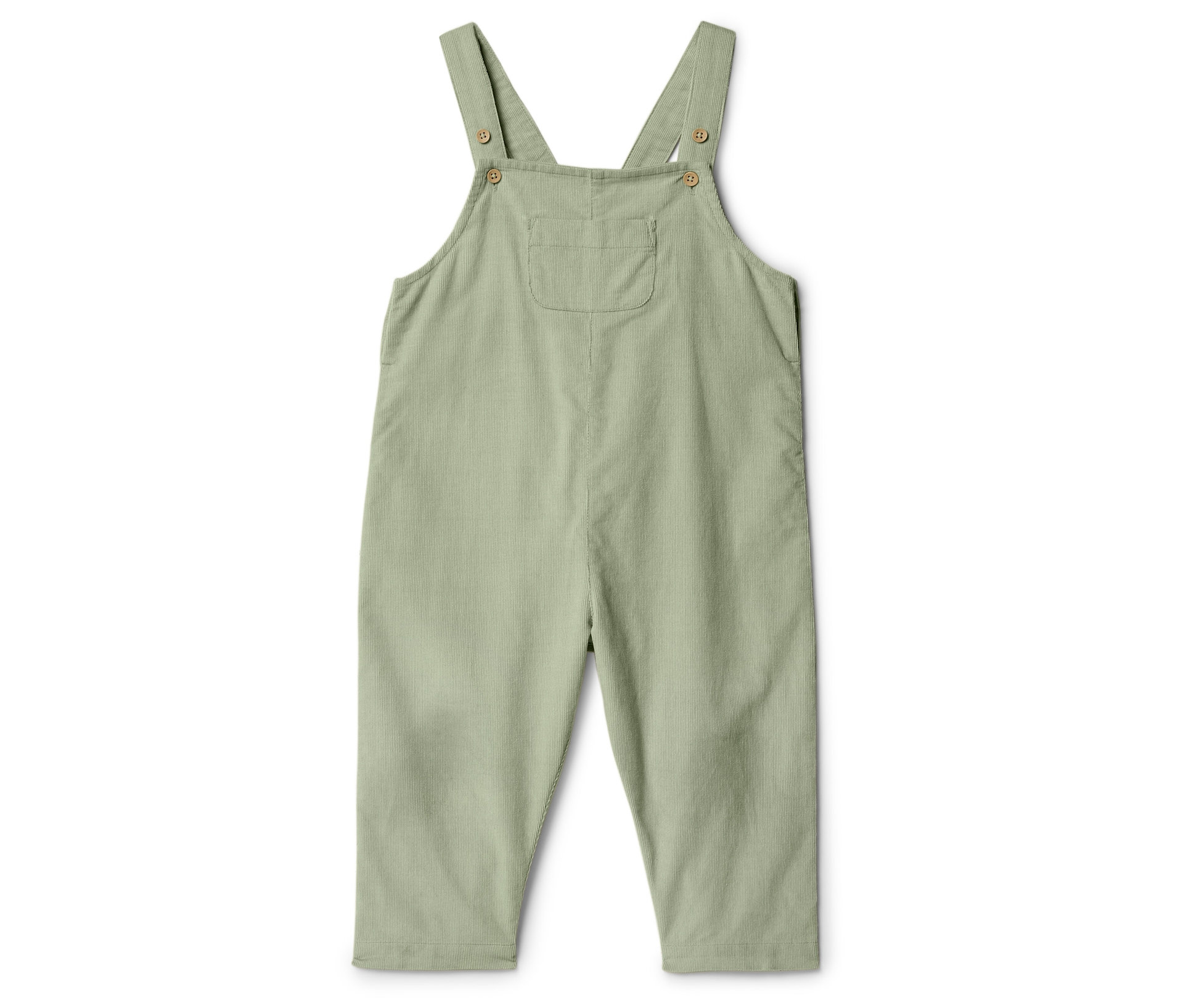 Tchibo - Baby-Cord-Latzhose - Gr. 74/80 - olivgrün