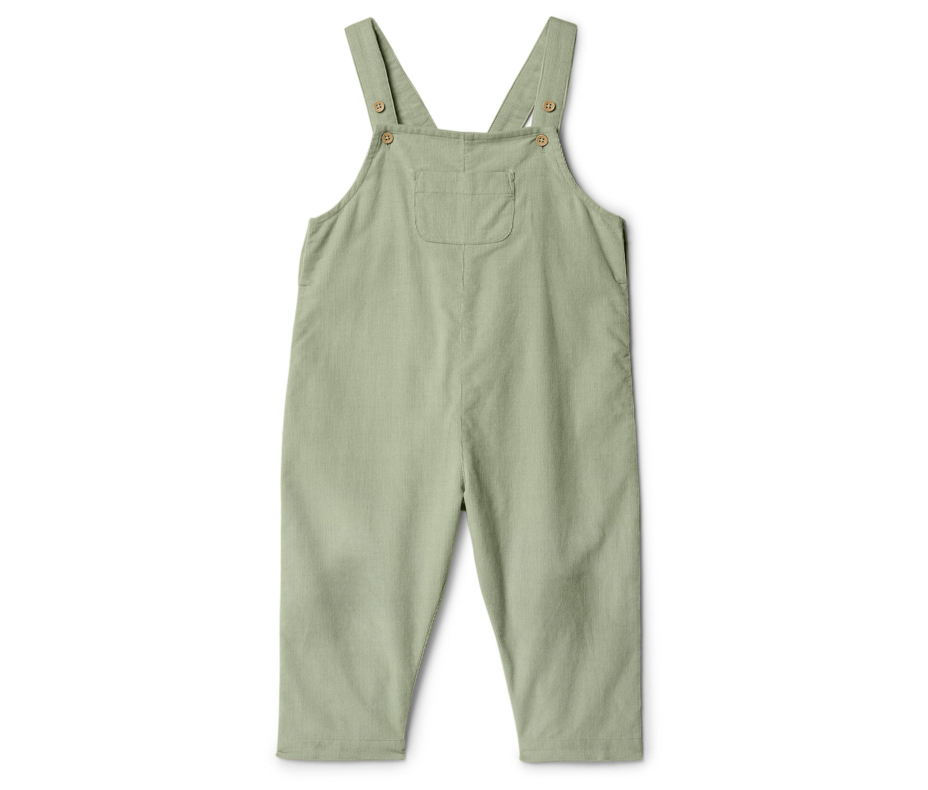 Tchibo - Baby-Cord-Latzhose - Baby - Gr. 74/80 - olivgrün