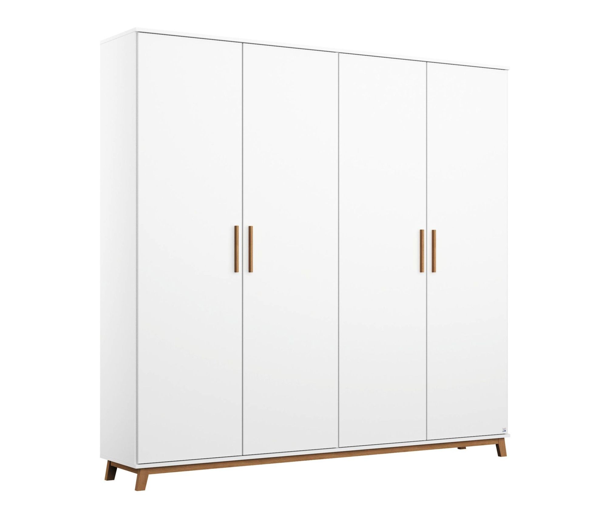 rauch Kleiderschrank »Carlsson« mit Drehtüren - 181x53x203cm - braun - Holz / Holz / Eichenholz