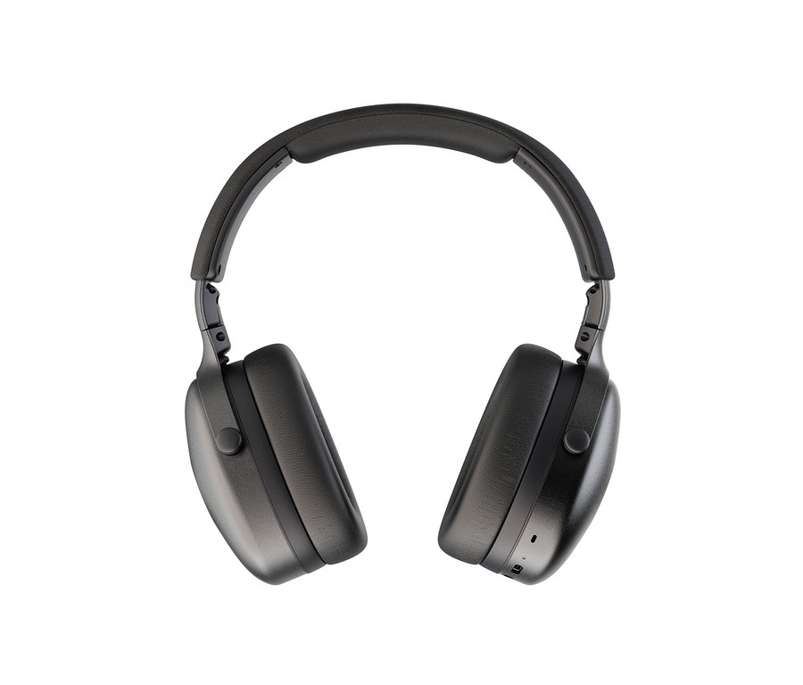 Schwarze House of Marley »Positive Vibration XL ANC« Over-Ear-Kopfhörer.