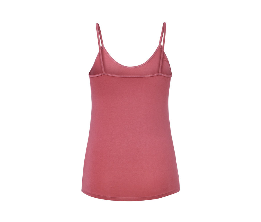 Detailansicht der Rückseite eines rosa Hemdchens, 2 Hemdchen