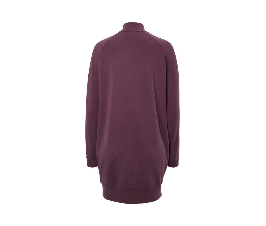 Rückansicht des Yoga-Longshirts.