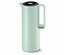 Kanne: hellgrün<br>Deckel: schwarz<br>Druckknopf: silber