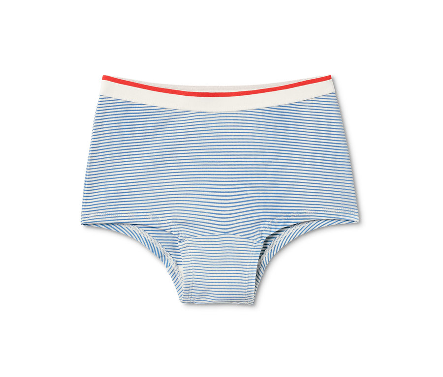 Blaue 7er-Pack Mädchen-Pantys.