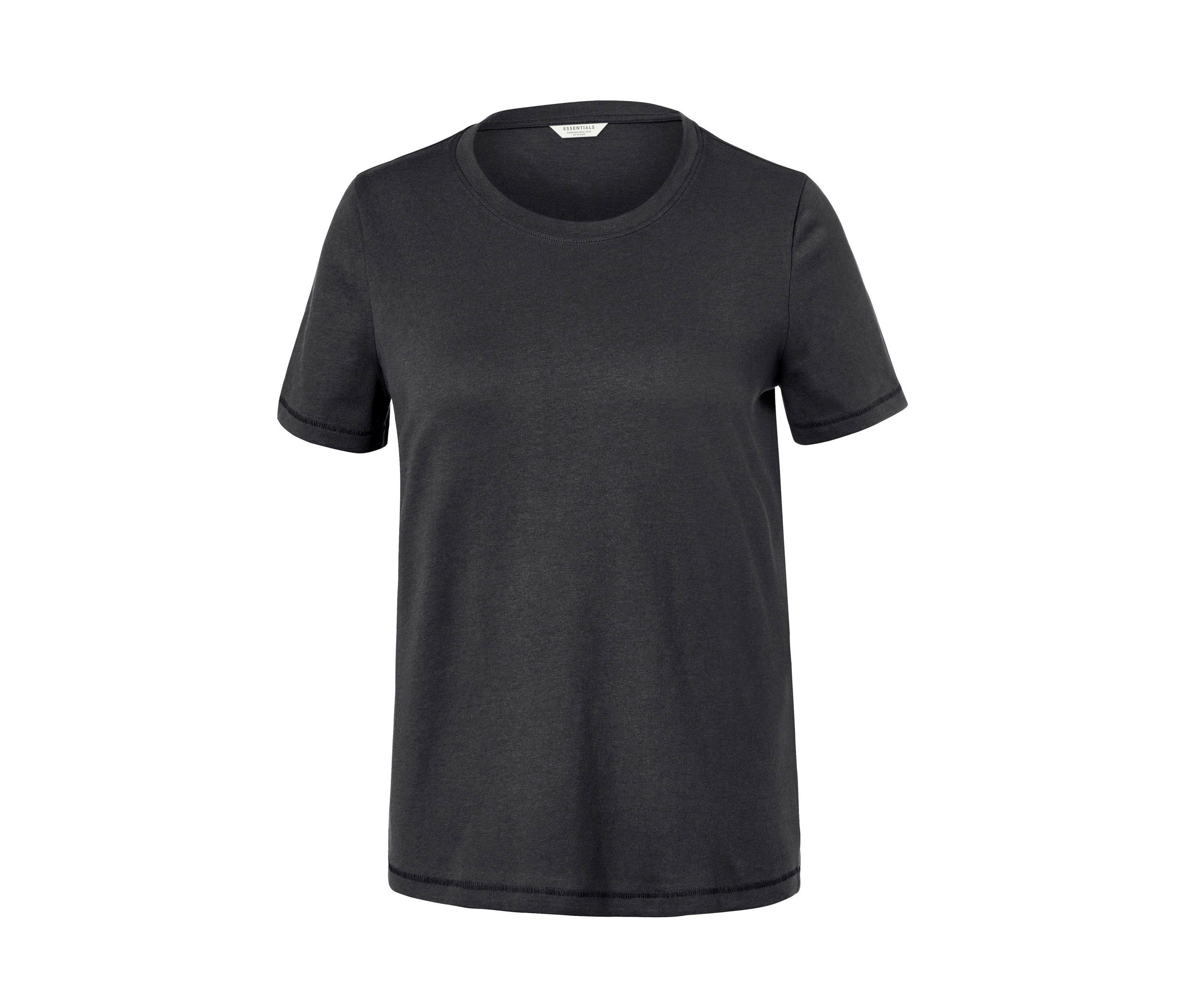 Damen Shirt schwarz günstig Kaufen-Tchibo - Basic T-Shirt - Damen - Gr. S - schwarz. Tchibo - Basic T-Shirt - Damen - Gr. S - schwarz <![CDATA[Basic T-Shirt, schwarz Farbe: Schwarz Material: 100% Baumwollle (aus ökologischem Anbau) Maße: Gesamtlänge ca. 63,5 cm (Gr. M 40/42) Passform: Regu